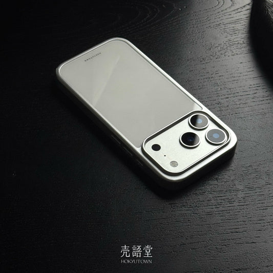 Ceramic White 2 Tempered Glass Case-CHO001G