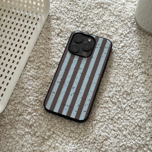 Ink Splatter Striped Phone Case-FI030AC