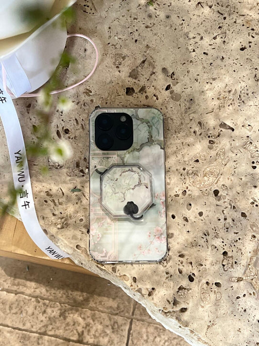 Chinoiserie Cat by The Window IMD Phone Case-YSH
