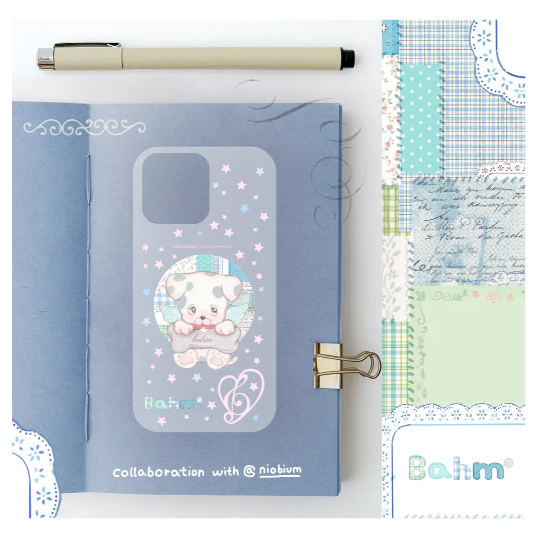 Patchwork Puppy Phone Case - BAM002IMD