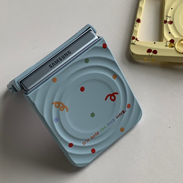 Y2K Skin-feel Sweet Ripple Samsung Phone Case with Magsafe