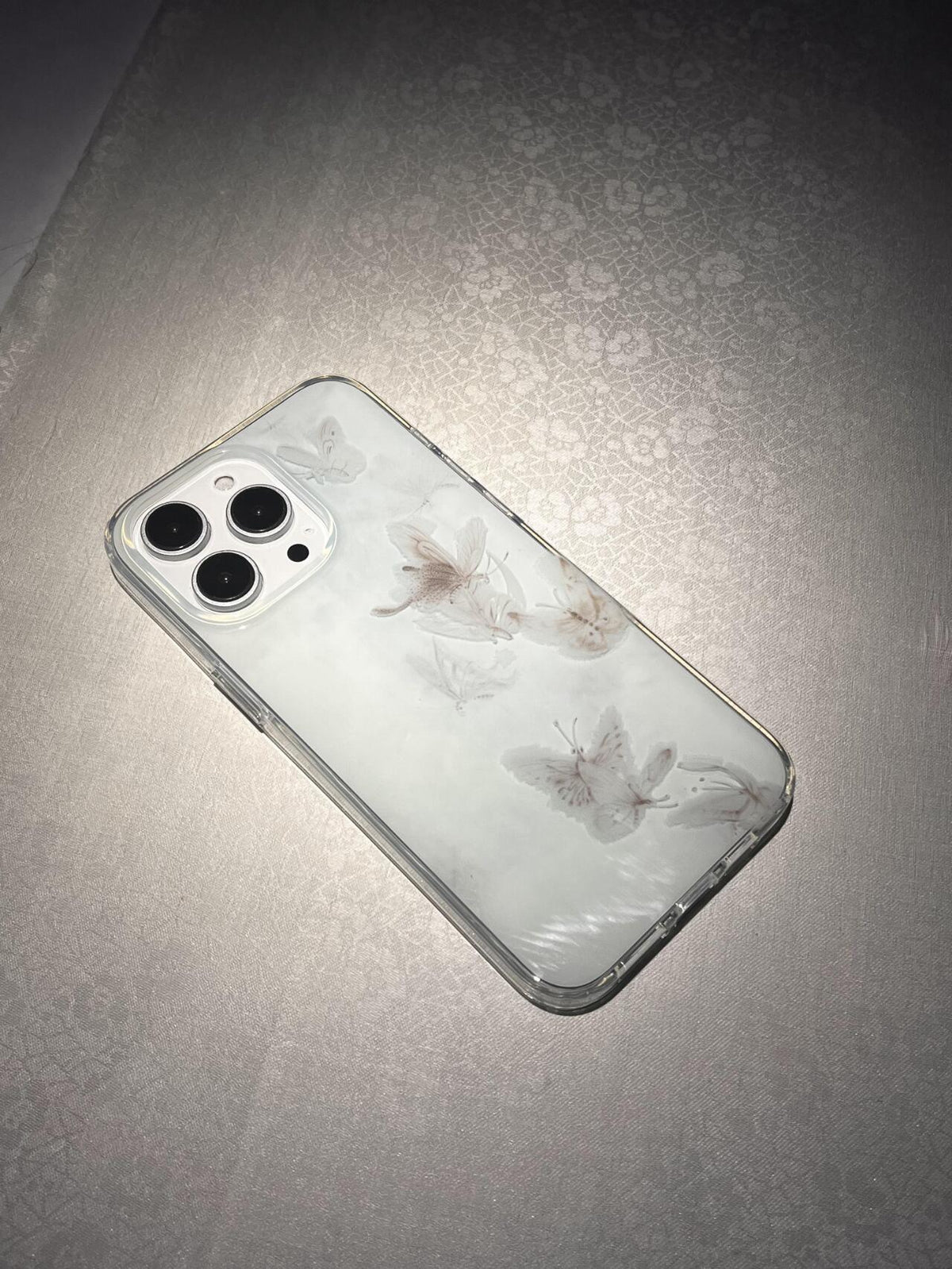「Chinoiserie」Blue Butterfly Phone Case | iPhone Case | Three Fleas