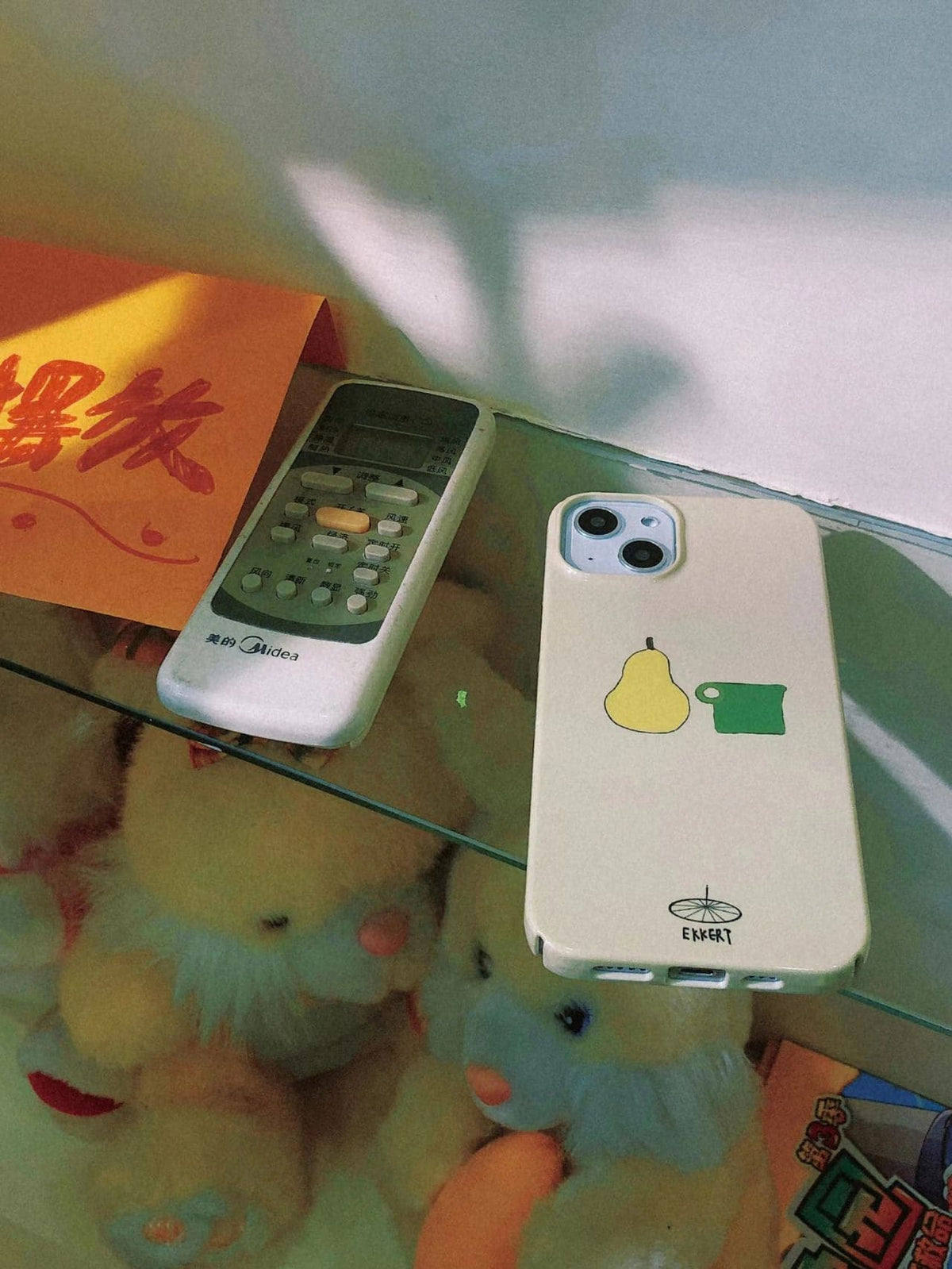 ๐A thinking pearphone accessories - Three Fleas