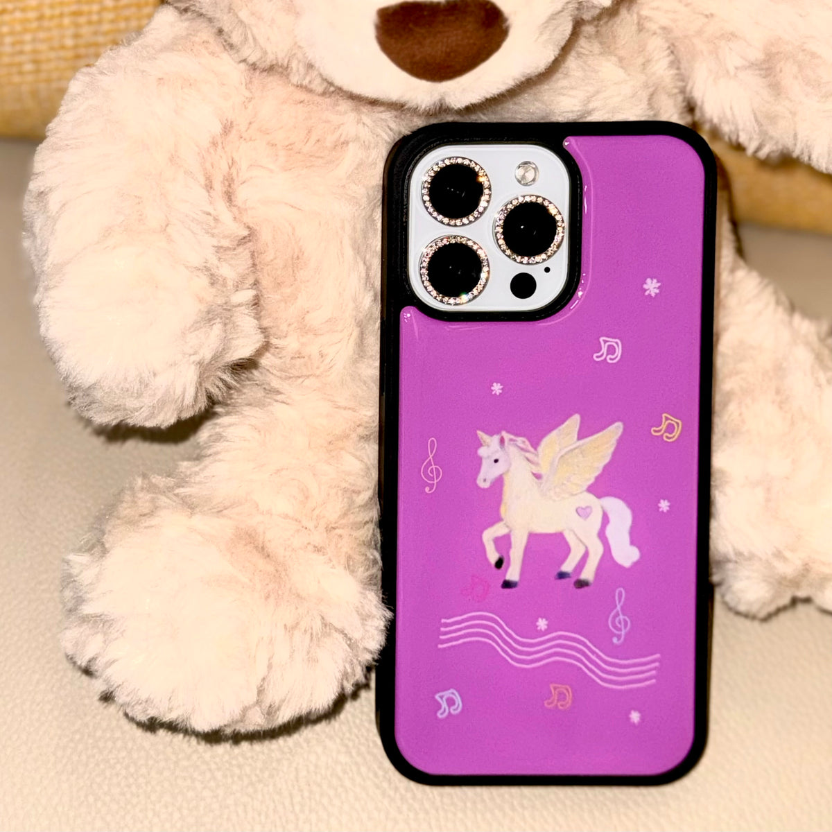 Fairytale Pegasus Dreamland Epoxy Resin Phone Case-SATP