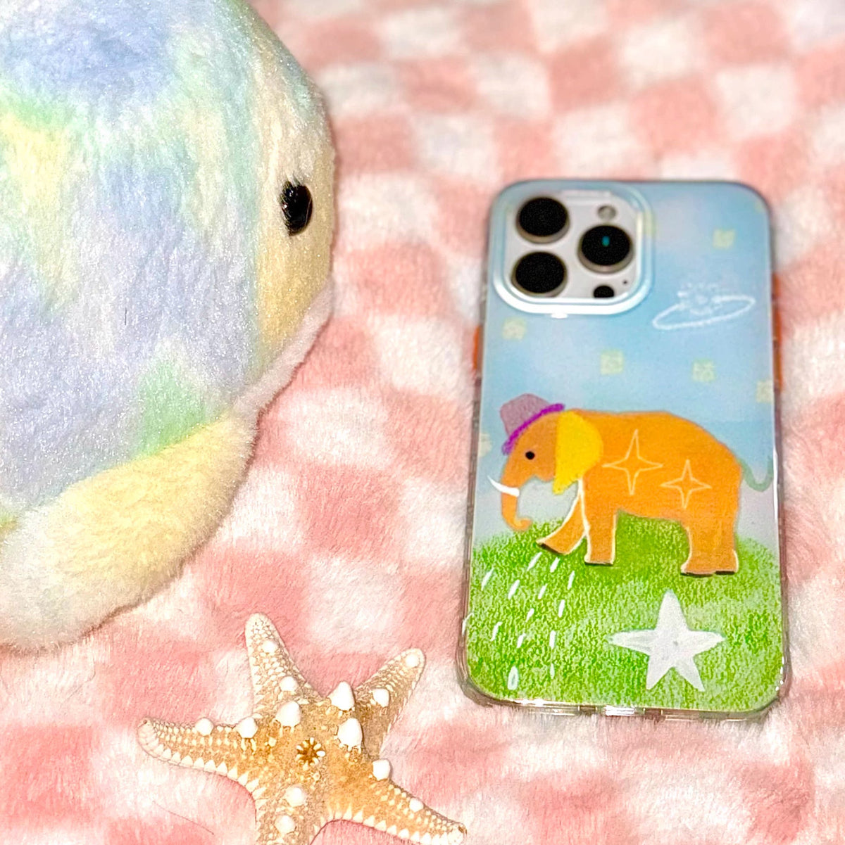 Fairytale Hand-Drawn Elephant Graffiti Phone Case-SATP