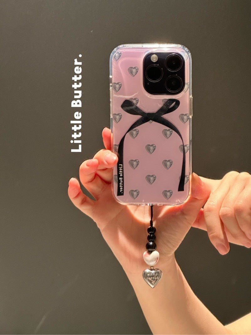 「Original」Ceramic Metal Heart Phone Charm | Phone Holders/Stands/Charm | Three Fleas
