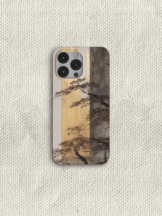Chinoiserie Noble Pine Ink Wash Phone Case Film Print-GY