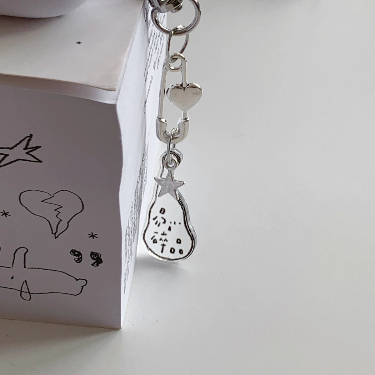 Cute Key Acrylic Charm