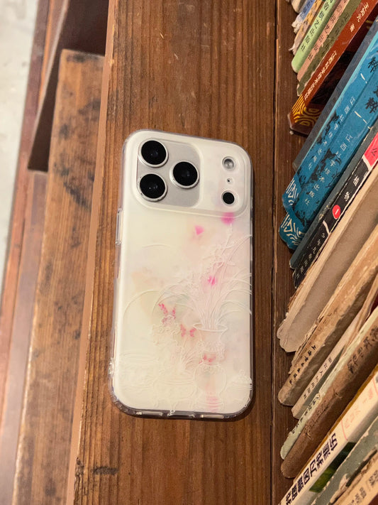 Porcelain & Floral Line Art Phone Case-YSH023IMD