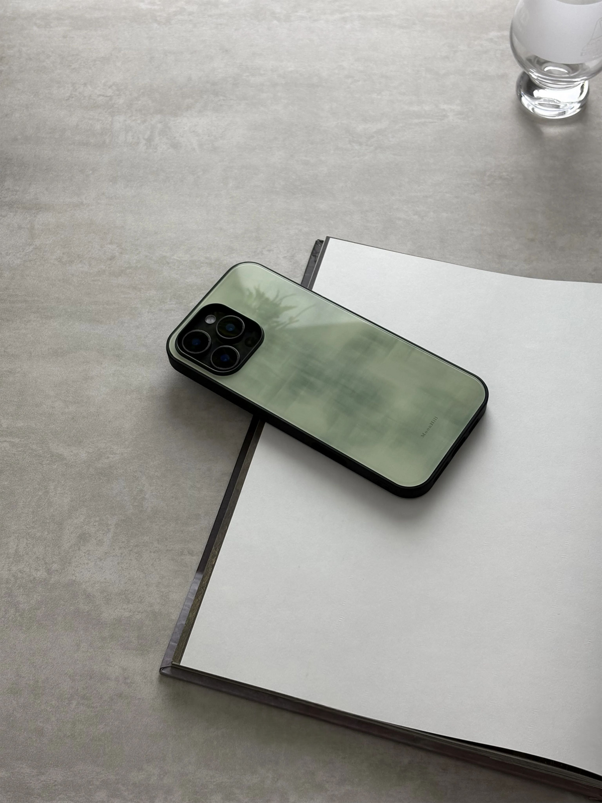 Spring Rain Aesthetic Tempered Glass Phone Case-MH