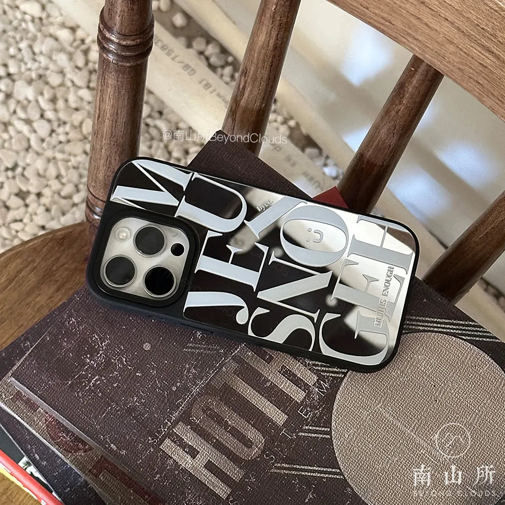 Mirror Letter Phone Case Phone Case-BC004PC