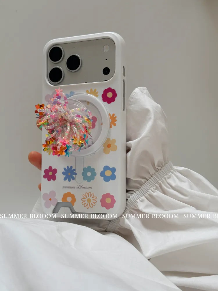 Why my magnetic ring is easy to detach from single layer film print case?