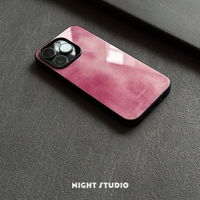Peach Blush Glass Phone Case - NS1260G