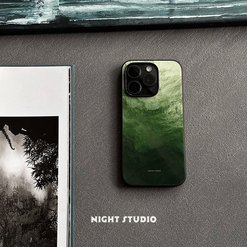 Misty Mountain Forest Glass Phone Case - NS1258G