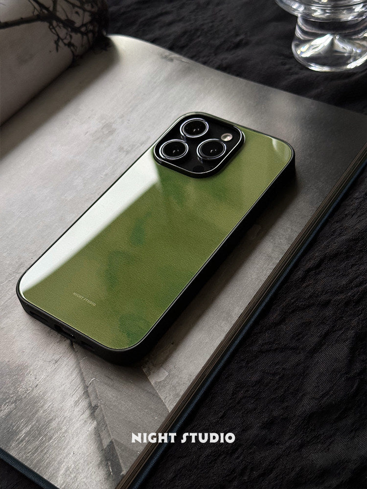 Dyed Green Glass Phone Case - NS1282G