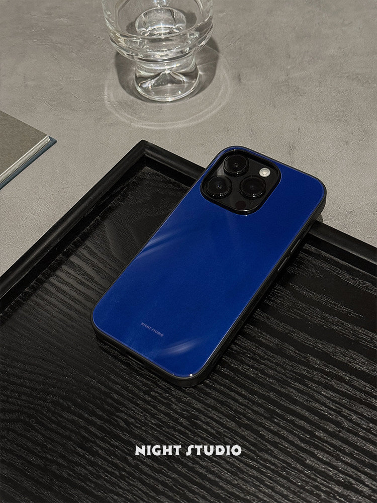 Indigo Blue Glass Phone Case - NS1255G