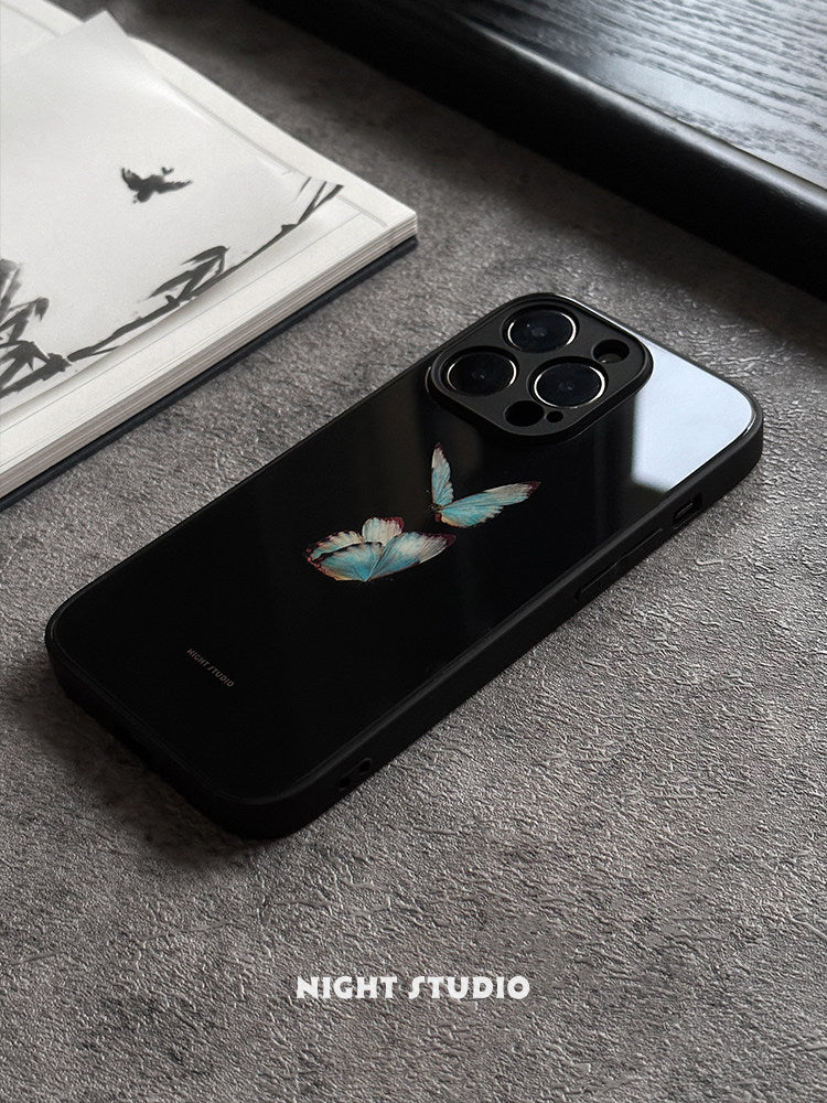 Dream Butterfly Glass Phone Case - NS1218G