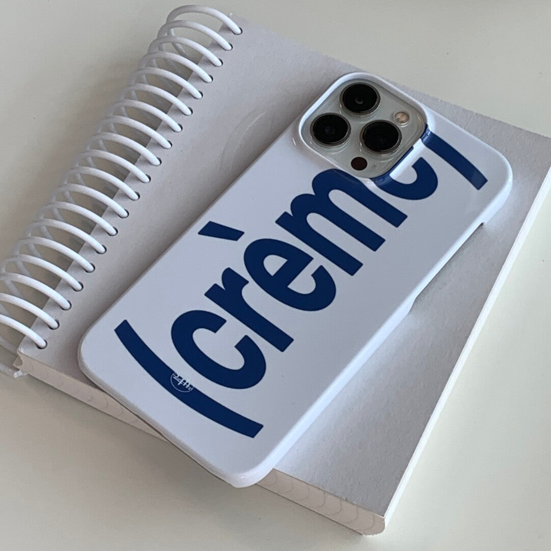 "Crème" Minimalist Hard Phone Case Film Print - BYY