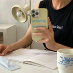 "Crème" Minimalist Hard Phone Case Film Print - BYY