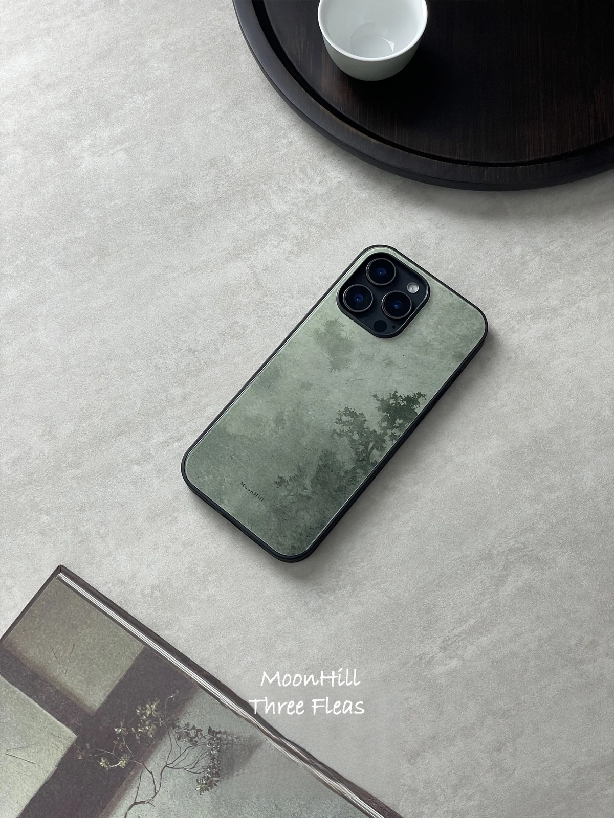 Pine Slumber Zen Aesthetics Tempered Glass Phone Case-MH
