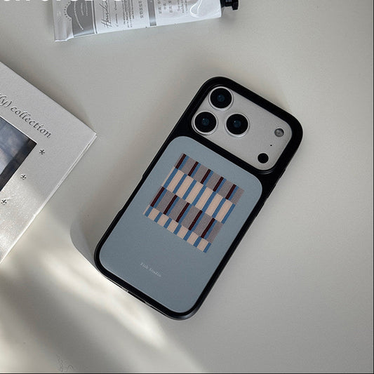 Modern Geometric Plaid Phone Case-FI019AC