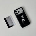 Midnight White Iris Phone Case-FI001AC