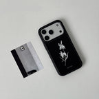 Midnight White Iris Phone Case-FI001AC