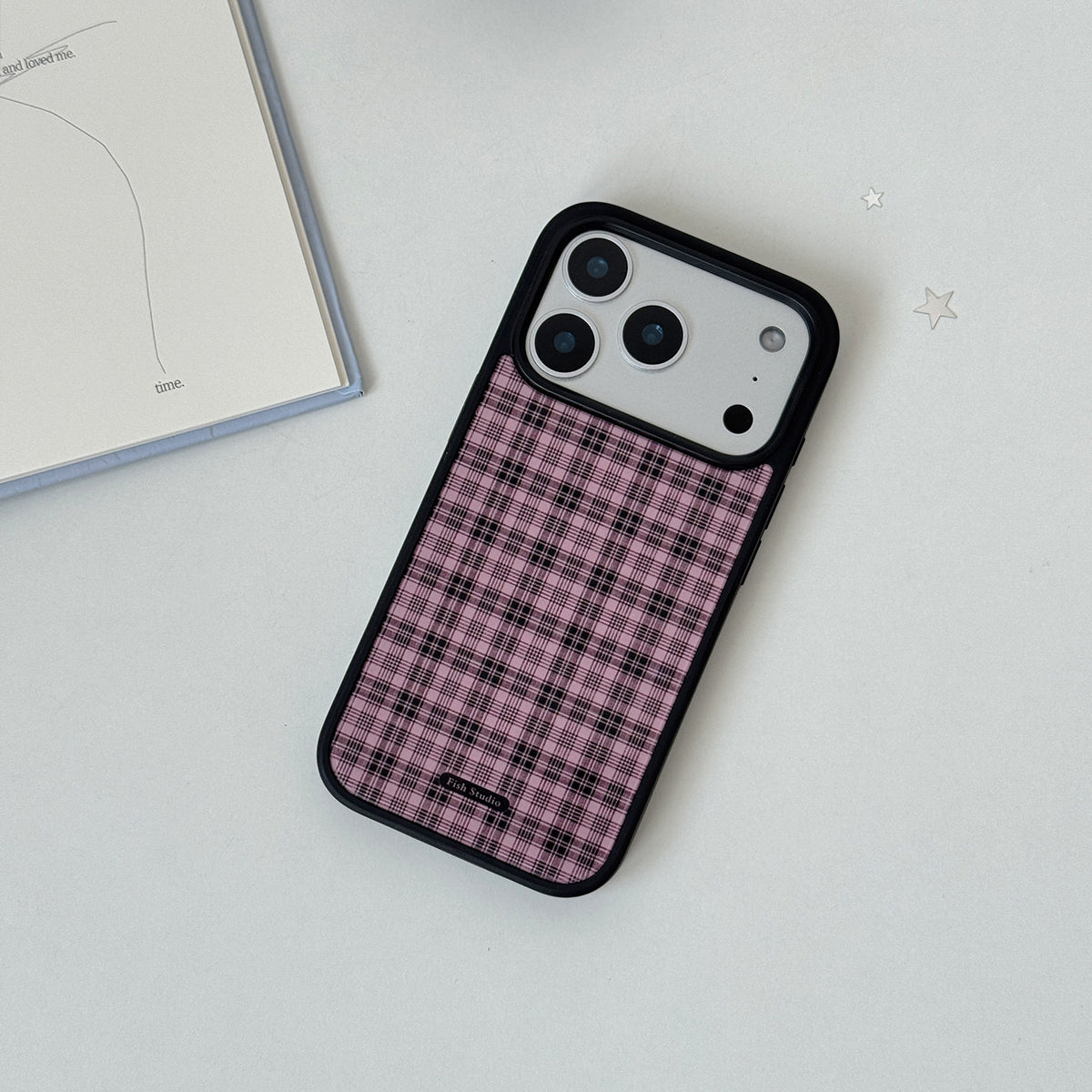 Retro Plaid & Grid Phone Case-FI008AC