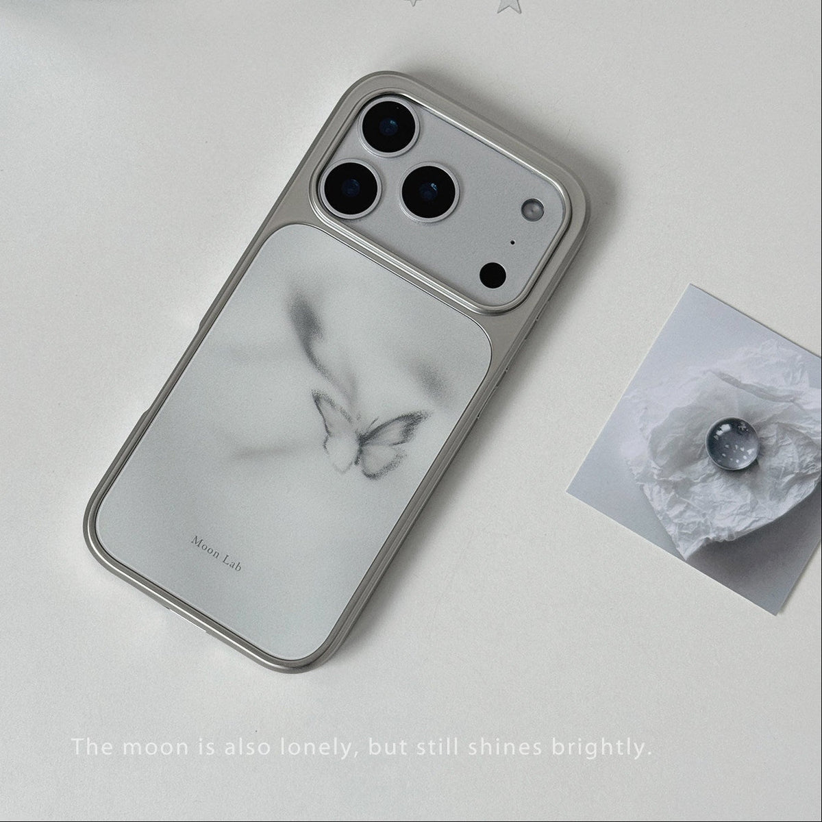 Smoky Gray Butterfly Phone Case- ML011AC