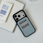 Modern Geometric Plaid Phone Case-FI019AC