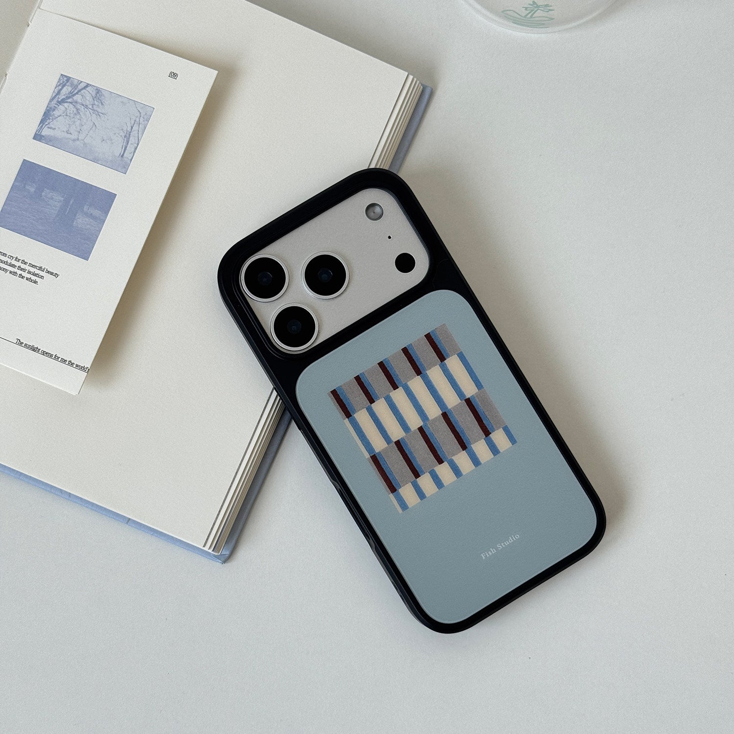 Modern Geometric Plaid Phone Case-FI019AC