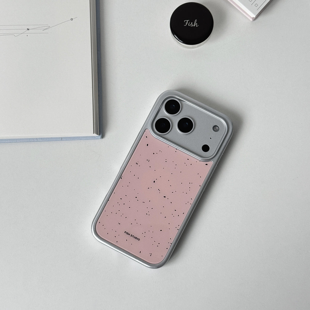 Pink Ink Speckle Phone Case-FI002G
