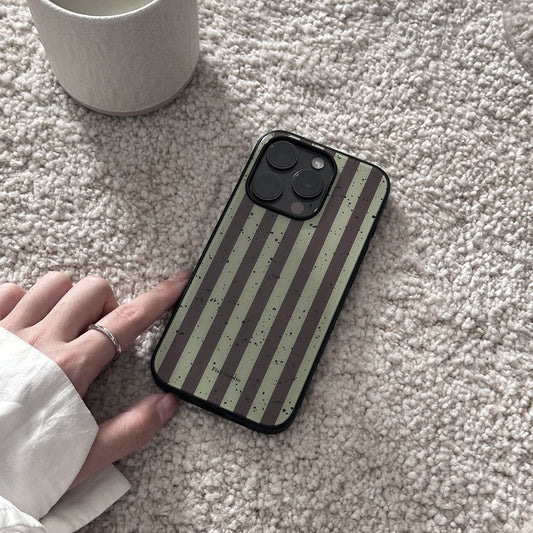Ink Splatter Striped Phone Case-FI030AC