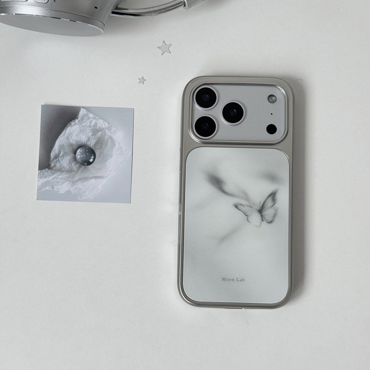 Smoky Gray Butterfly Phone Case- ML011AC
