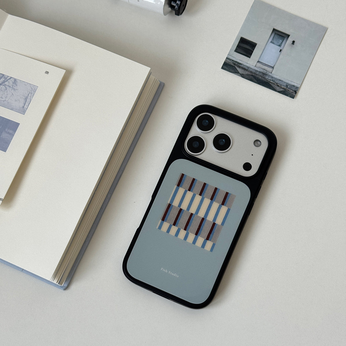 Modern Geometric Plaid Phone Case-FI019AC