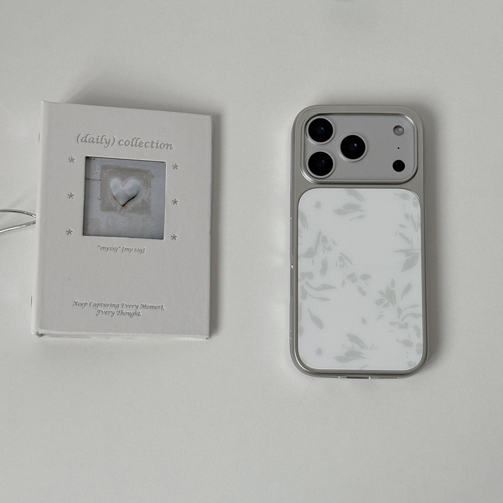 Grey Floral Ink Phone Case-FI018AC