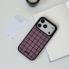 Retro Plaid & Grid Phone Case-FI008AC