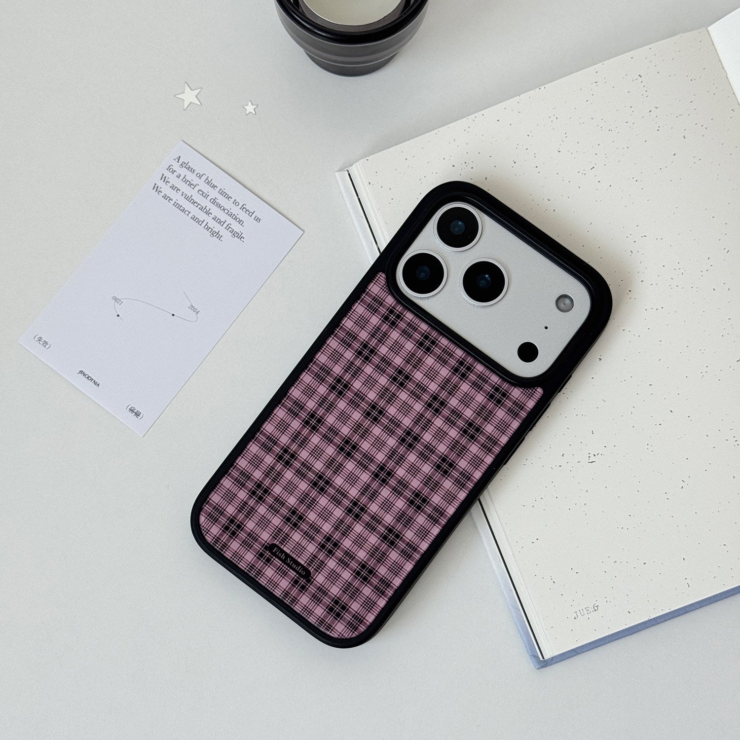 Retro Plaid & Grid Phone Case-FI008AC