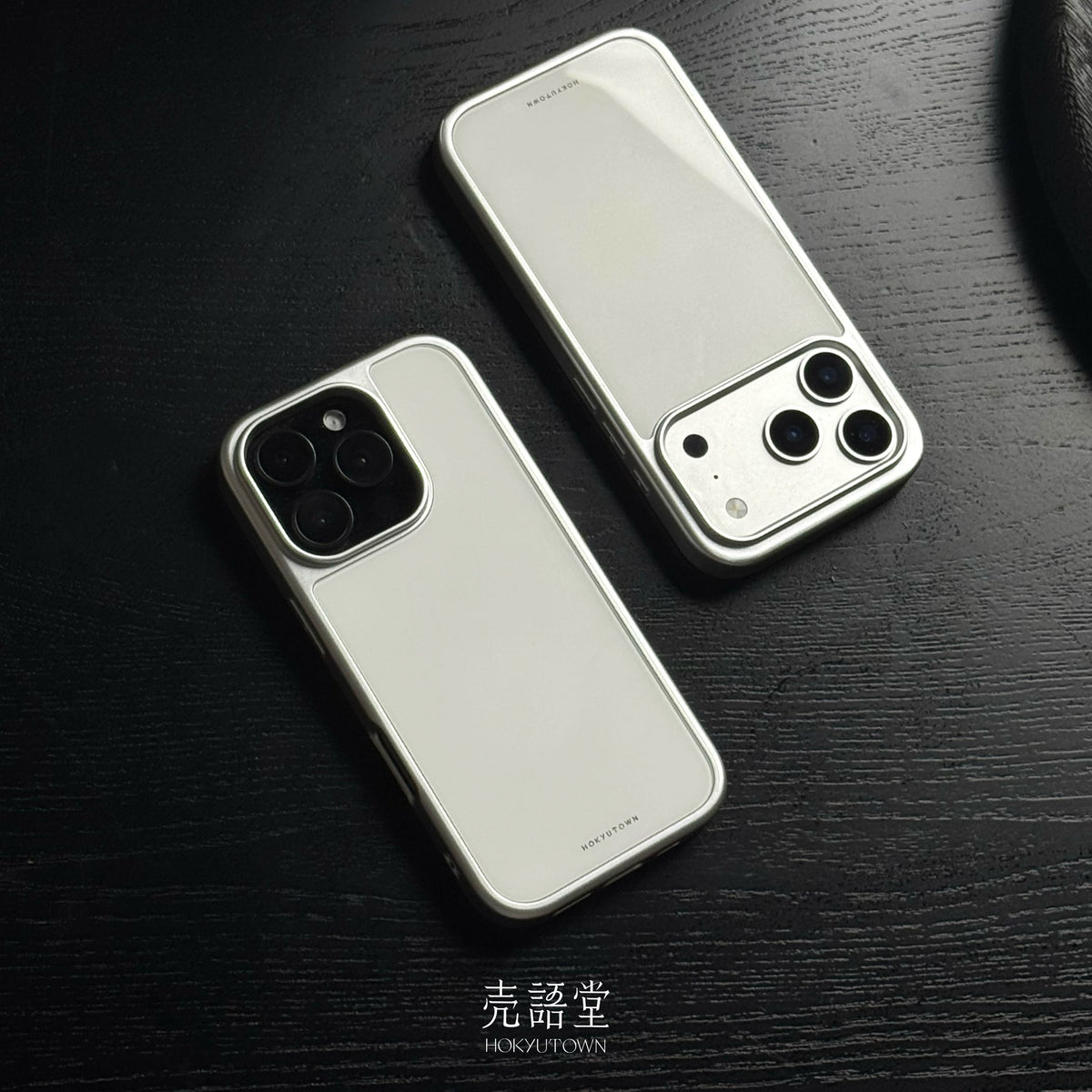 Ceramic White 2 Tempered Glass Case-CHO001G
