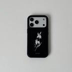 Midnight White Iris Phone Case-FI001AC