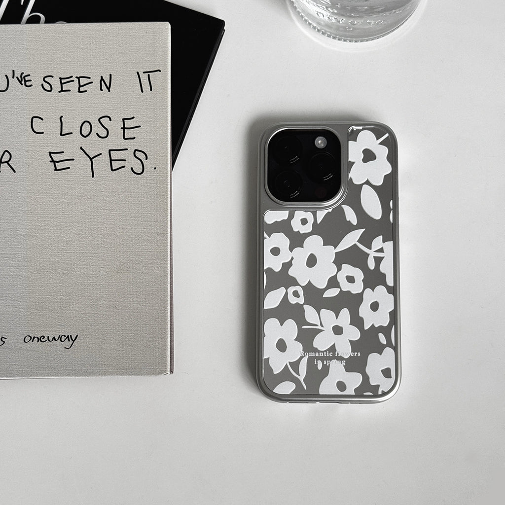 Mirror Floral Phone Case-FI023AC