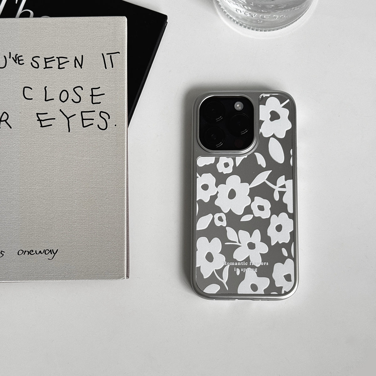 Mirror Floral Phone Case-FI023AC