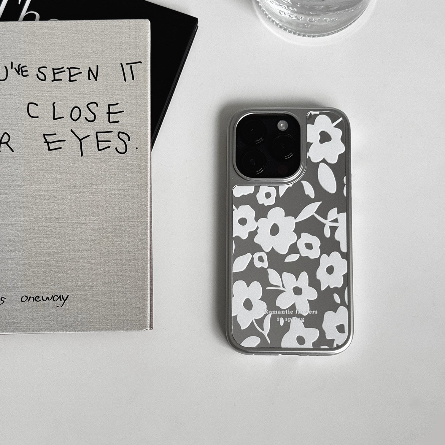 Mirror Floral Phone Case-FI023AC