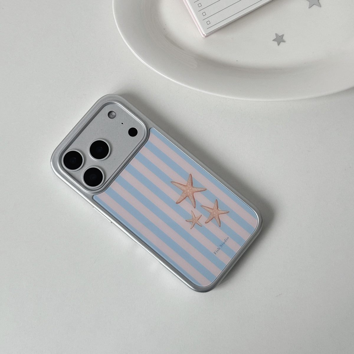 Striped Starfish Phone Case-FI007G