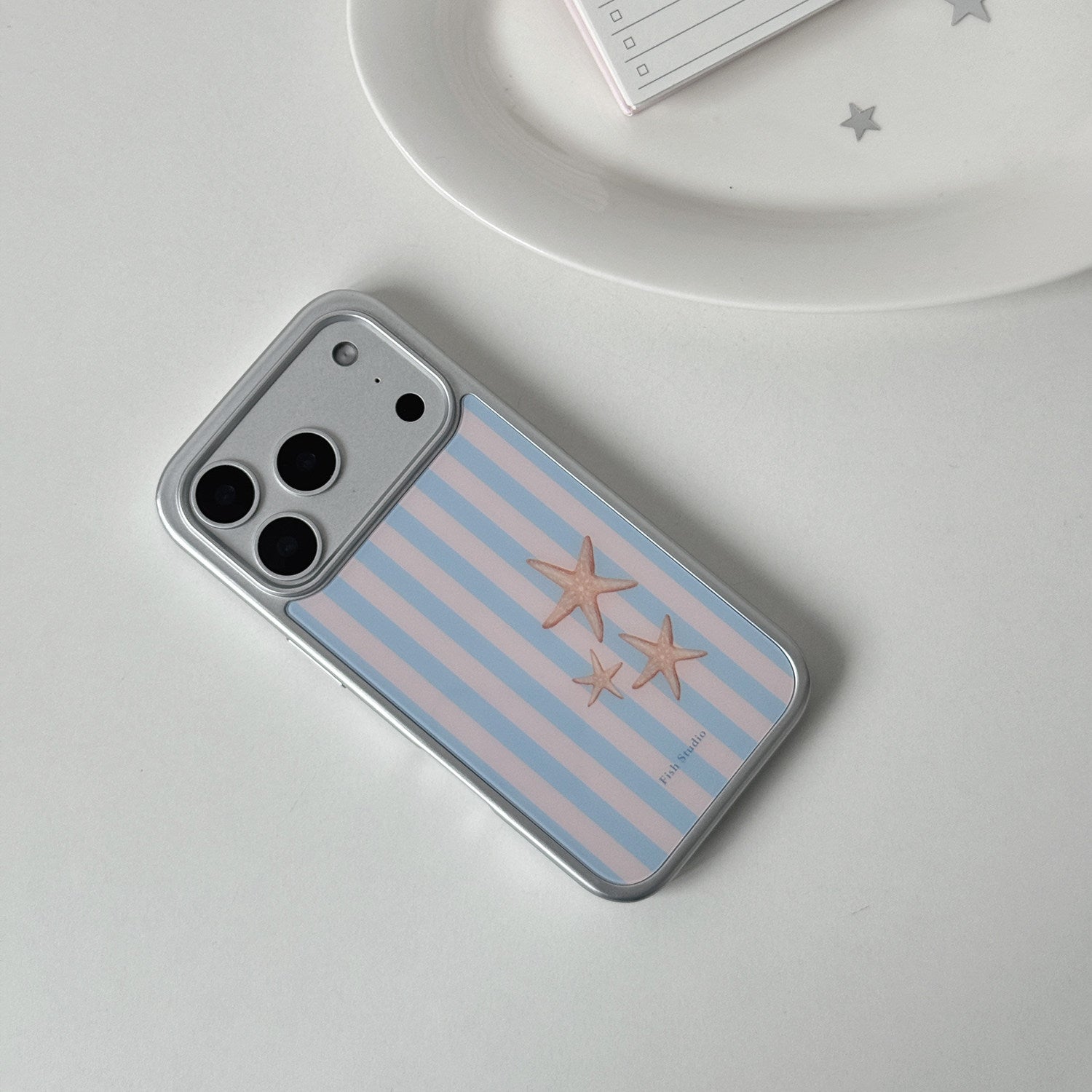 Striped Starfish Phone Case-FI007G