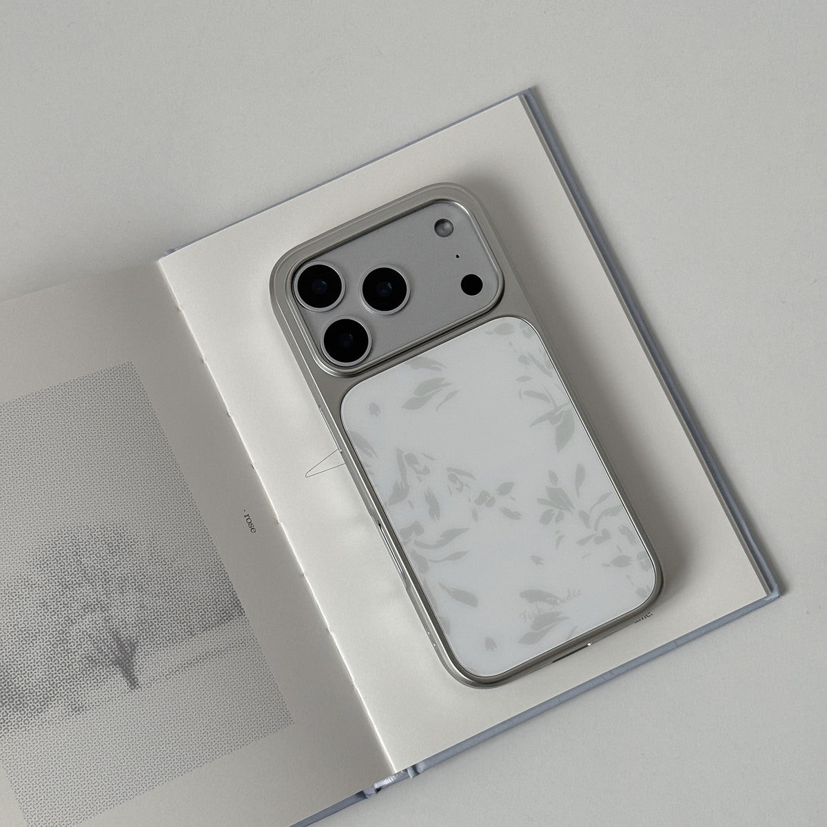 Grey Floral Ink Phone Case-FI018AC
