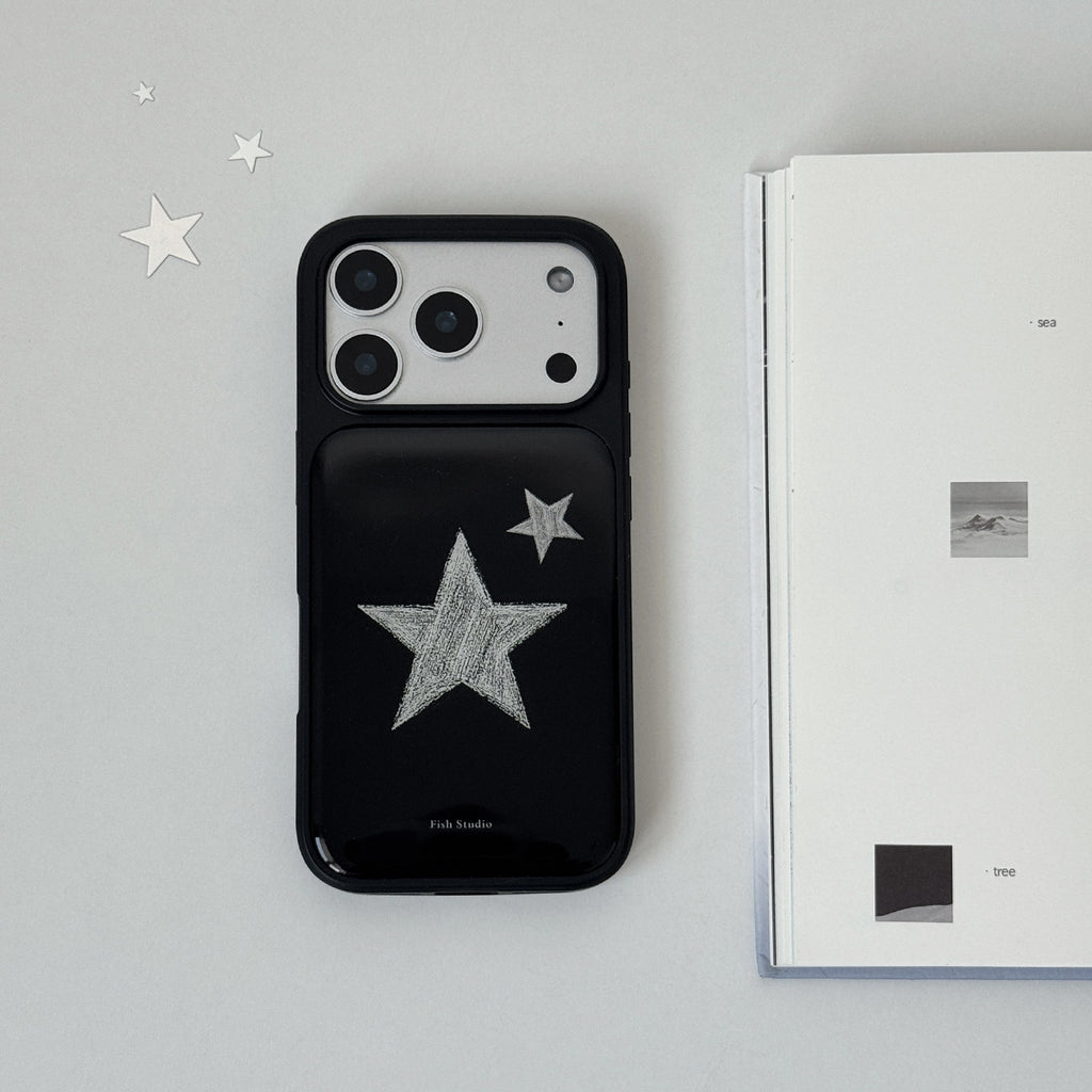Epoxy Resin Star Phone Case-FI012R