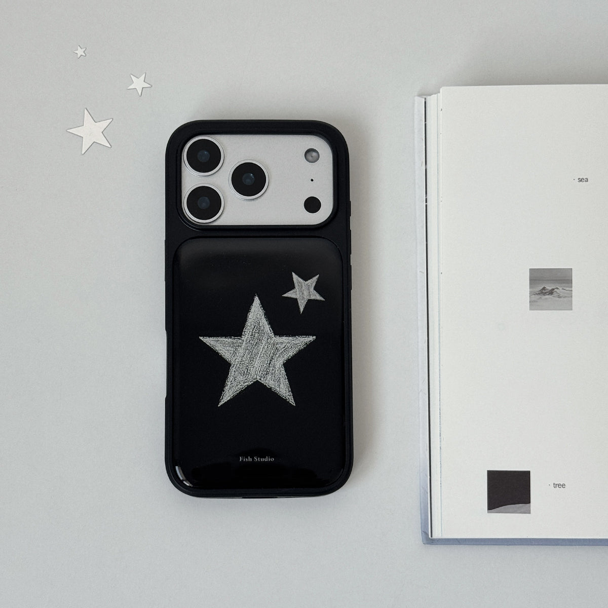 Epoxy Resin Star Phone Case-FI012R