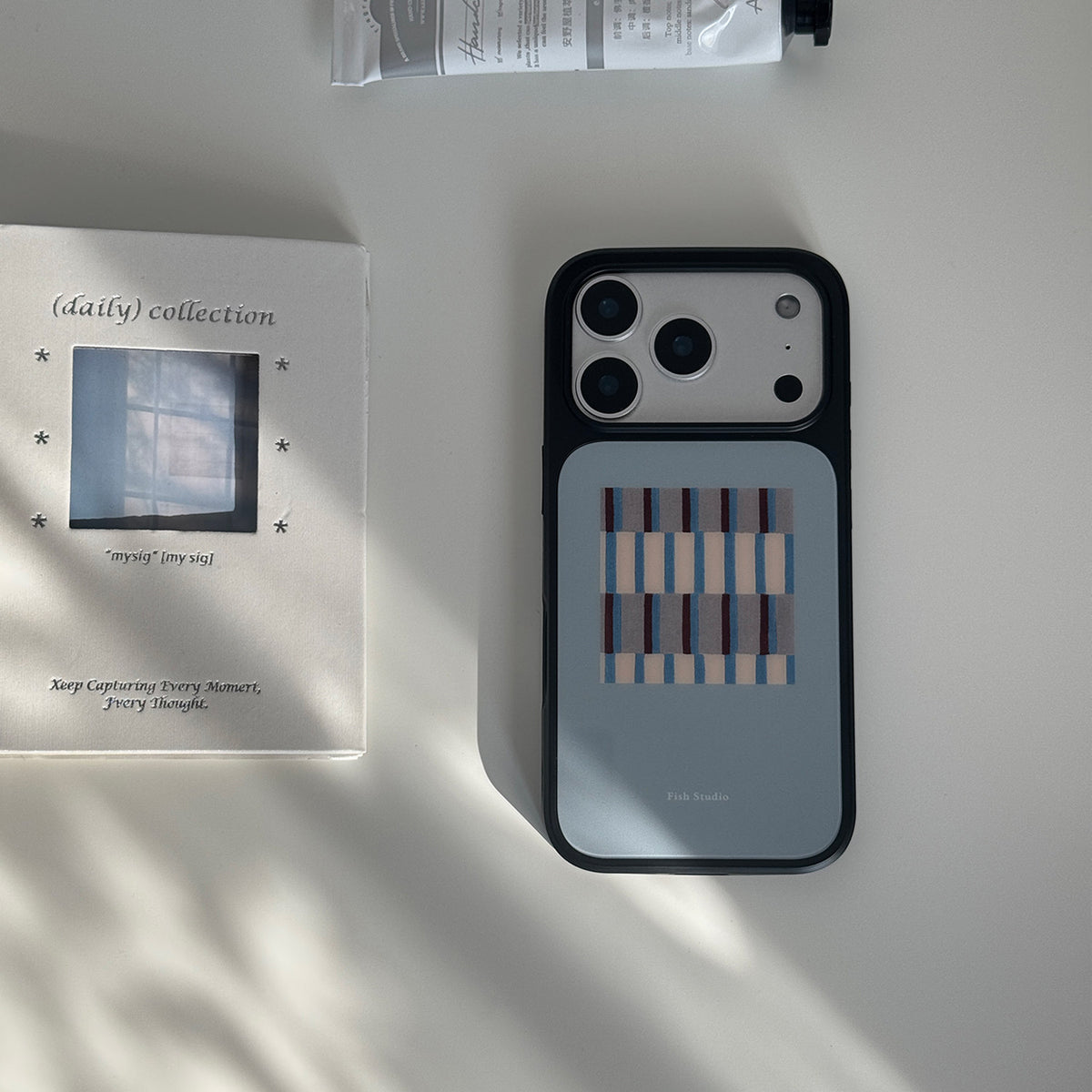 Modern Geometric Plaid Phone Case-FI019AC