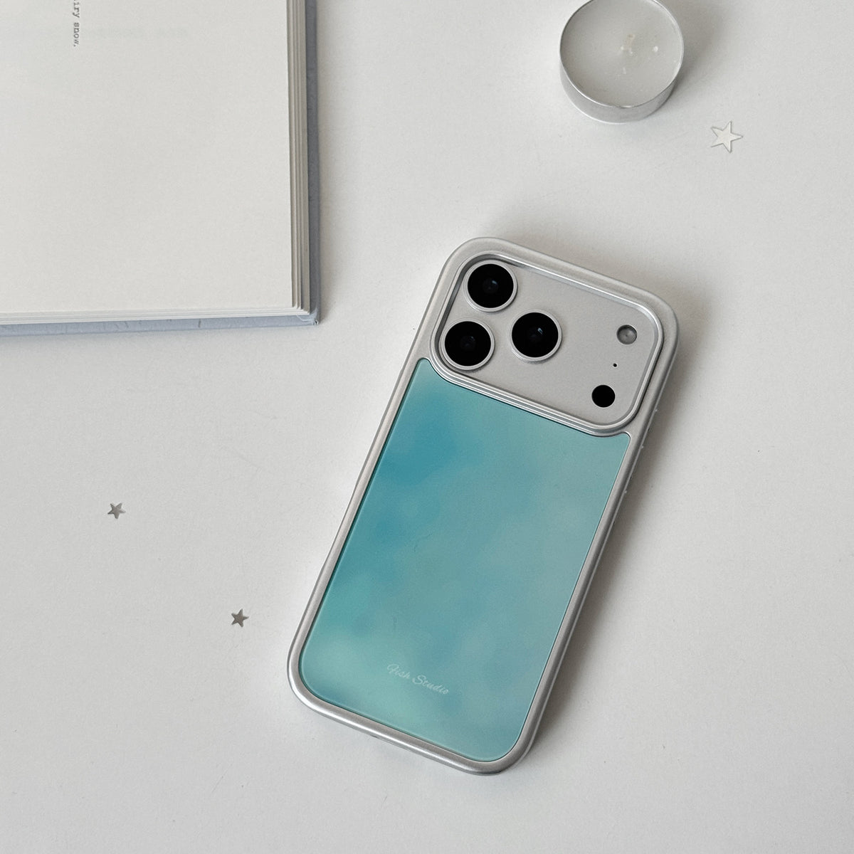 Misty Cyan Sky Phone Case-FI005G